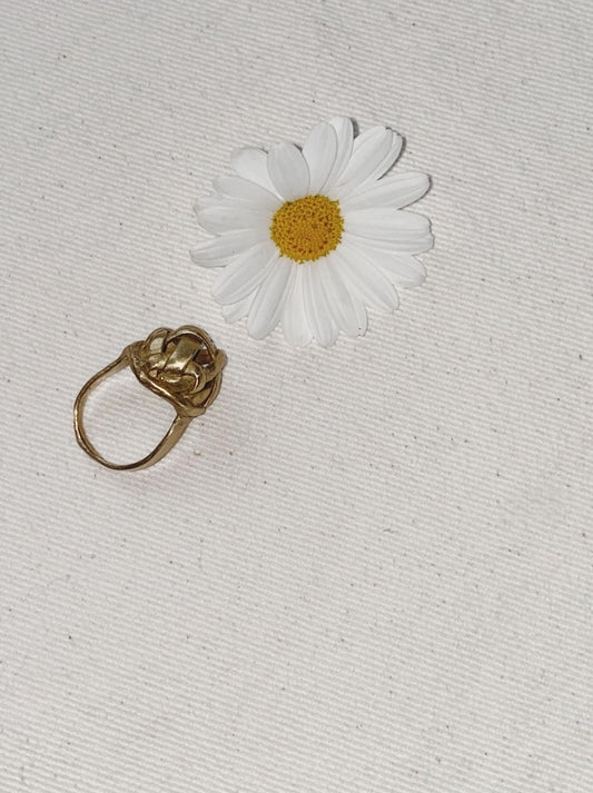 Woven Crwn ring
