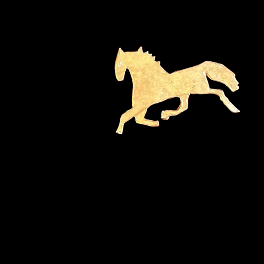 Fire Horse brooch