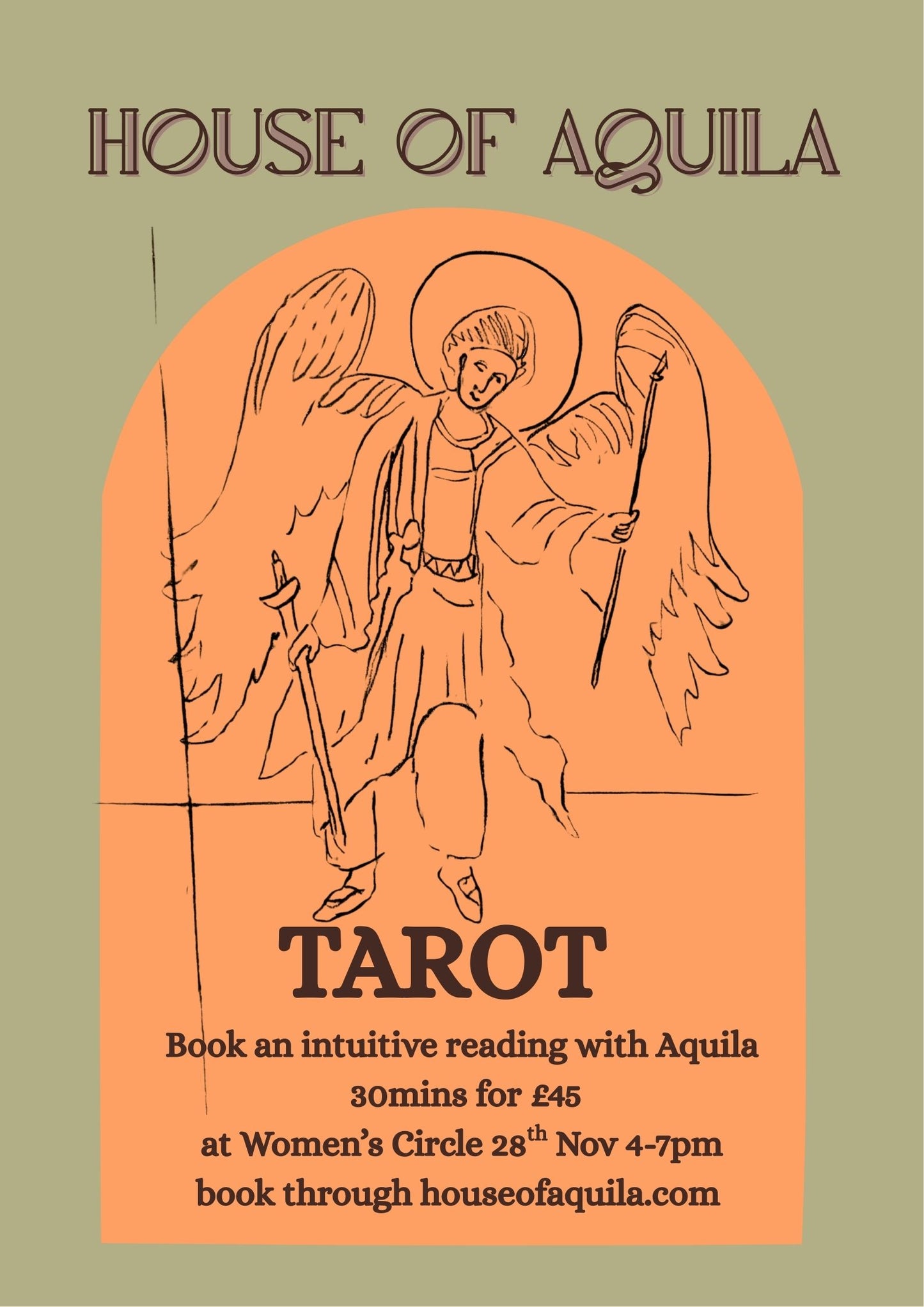 Womens Circle Winter Market Intuitive Tarot reading