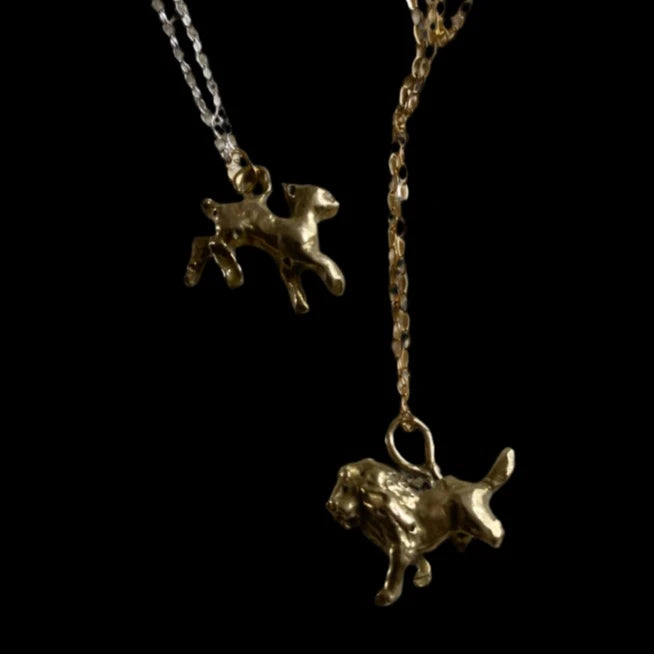 The Lion and the Lamb pendant